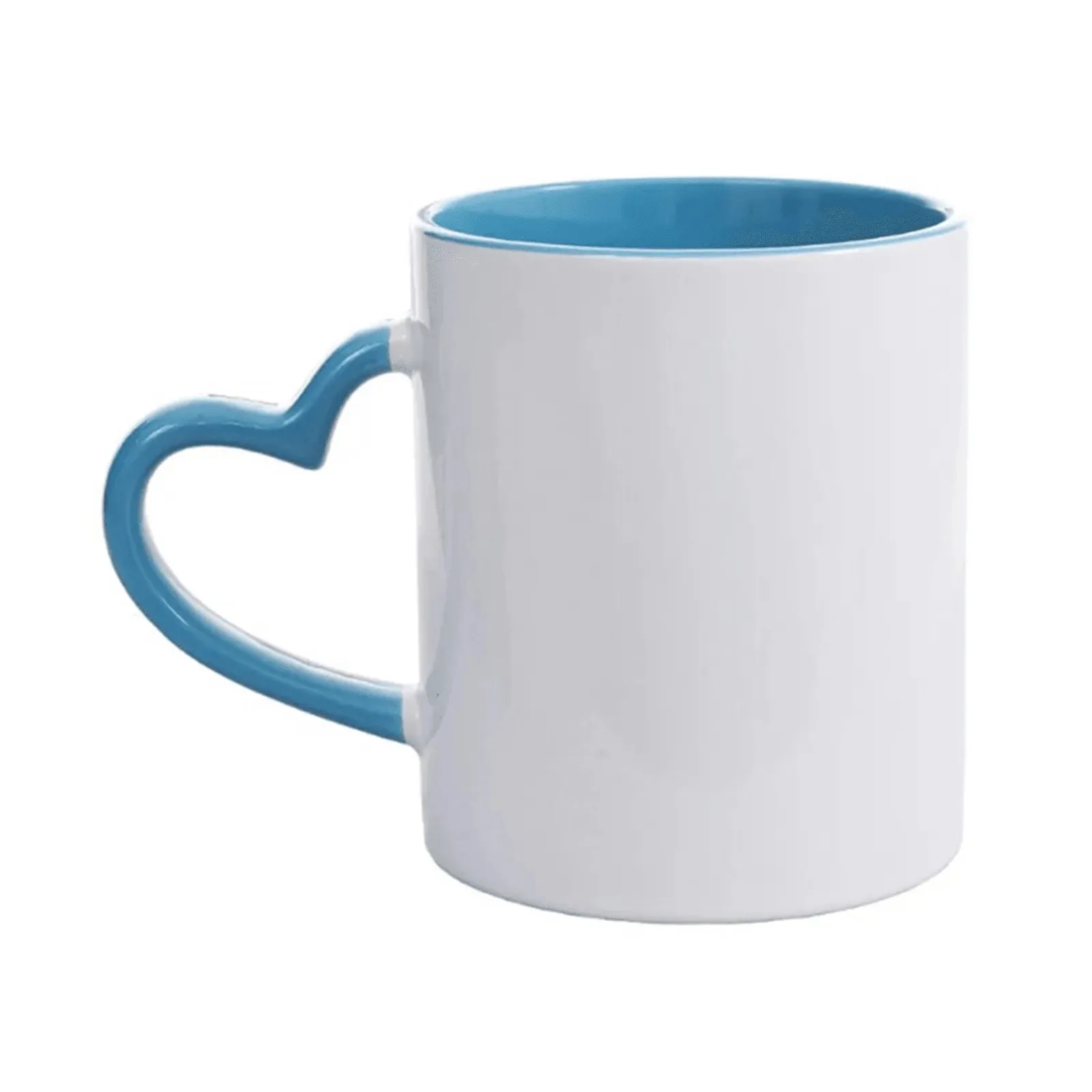 Caneca cerâmica alça de coração